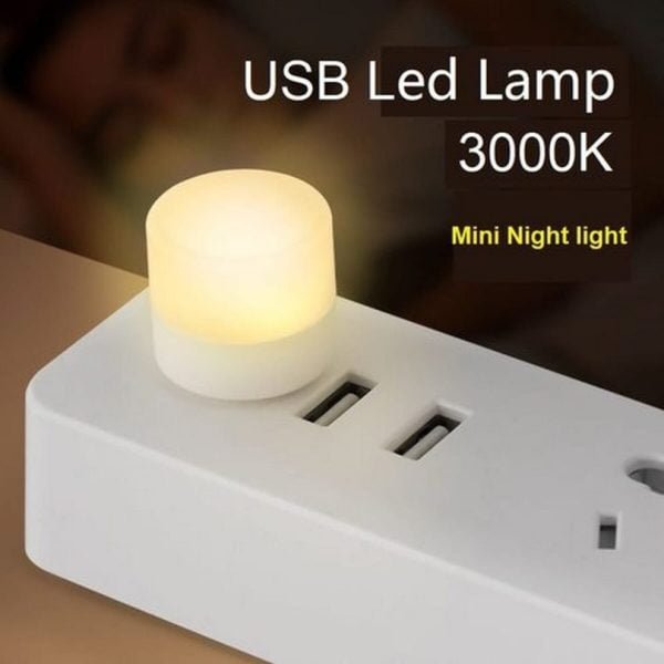 USB Mini LED Night Light (5pcs Pack, Warm) - Image 3