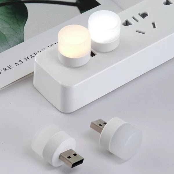 USB Mini LED Night Light (5pcs Pack, Warm)