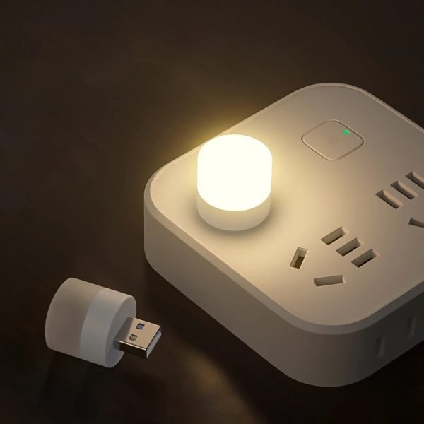 USB Mini LED Night Light (5pcs Pack, Warm) - Image 5