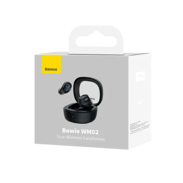 Baseus Bowie WM02 True Wireless Earbuds – Black Color