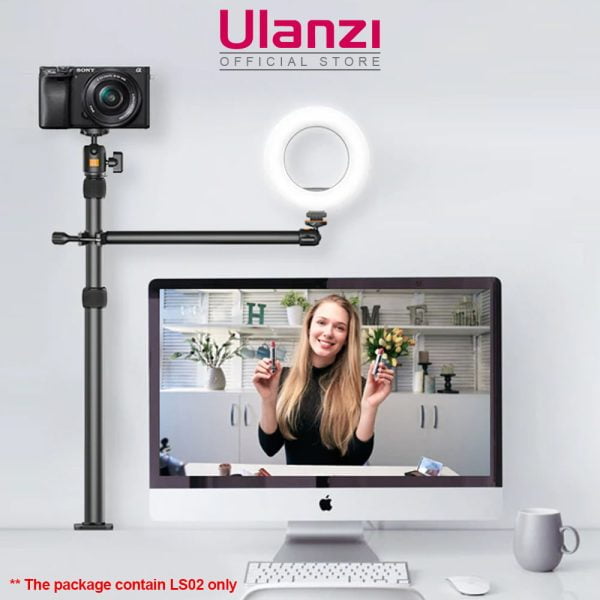 Overhead Desk Mount Stand for DSLR, DSLR & Ring Lights (Ulanzi VIJIM-LS02)