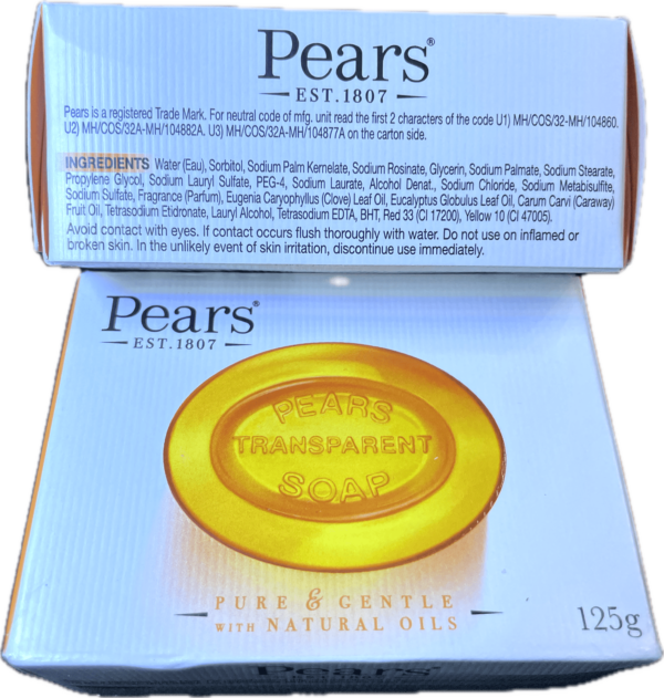 Pears Transparent Pure & Gentle Oils Soap 125gm