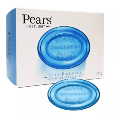 Pears Transparent Pure & Gentle with Mint Extract Soap 125g